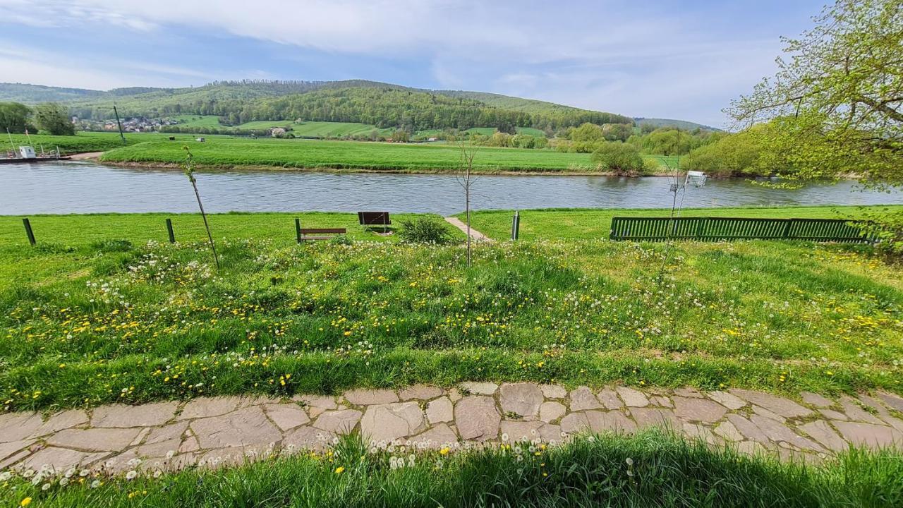 Haus An Der Weser Oedelsheim Экстерьер фото